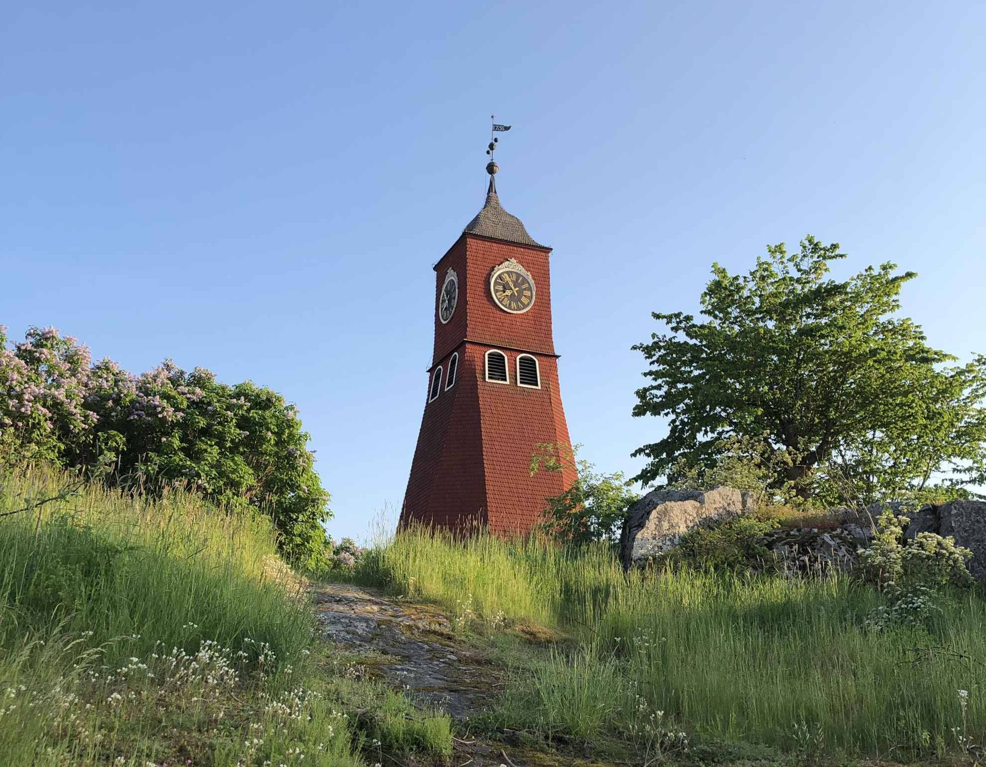 Der Glockenturm in Öregrund