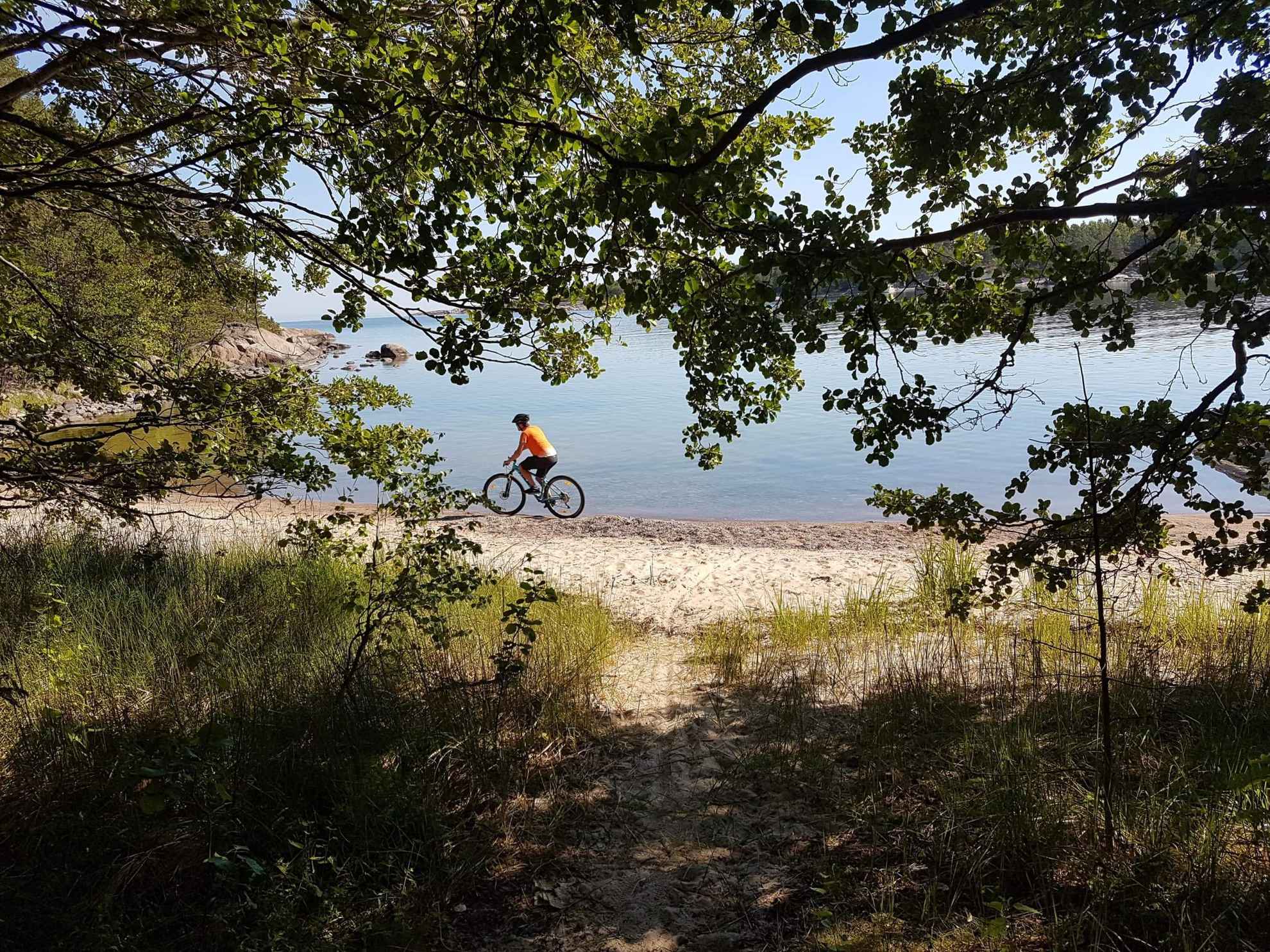 Radfahren auf der Insel Arholma