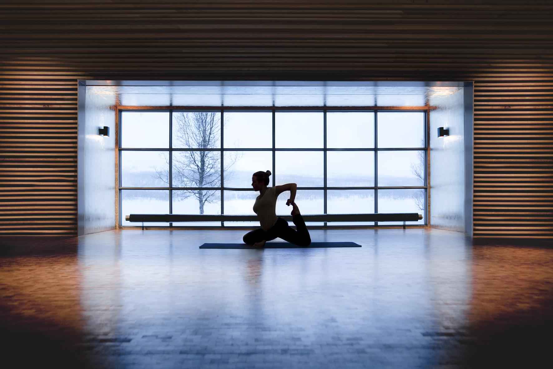 Yoga im Hotel Fjällnäs in Tänndalen