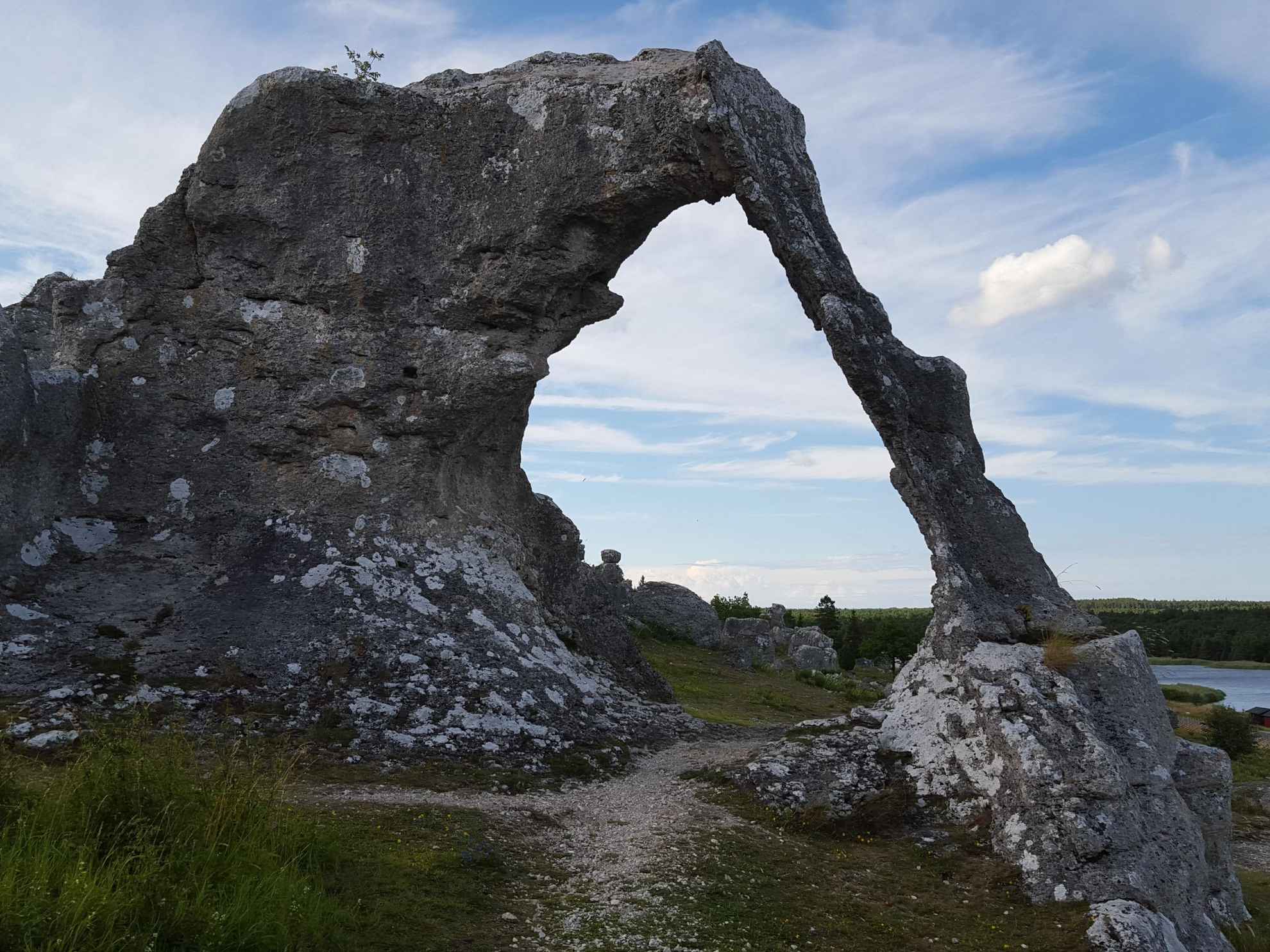 Felsformationen an der Küste Gotlands