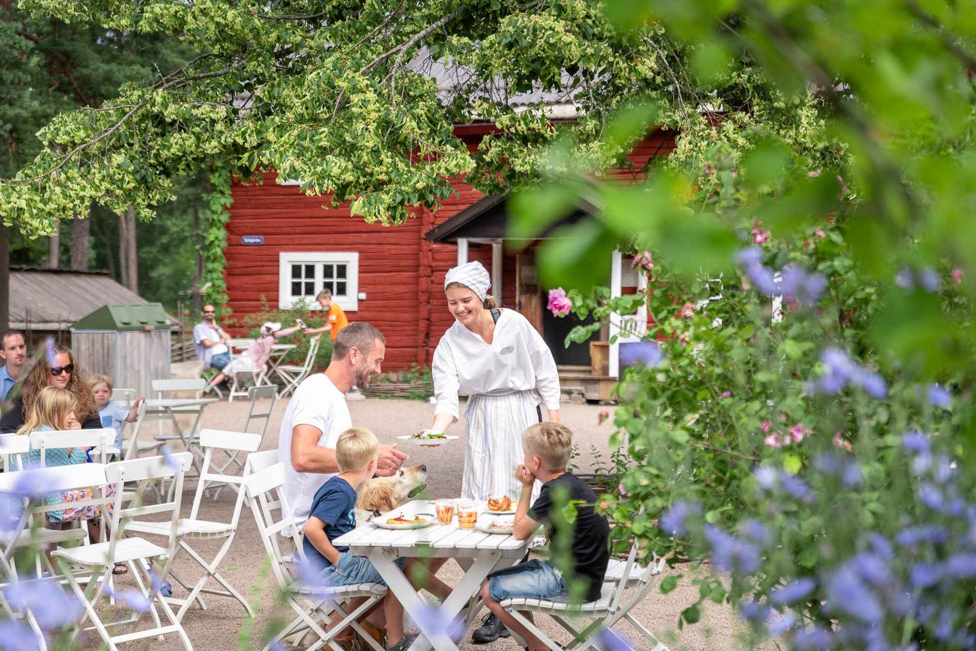 Café im Stadtpark Mariebergsskogen in Karlstad