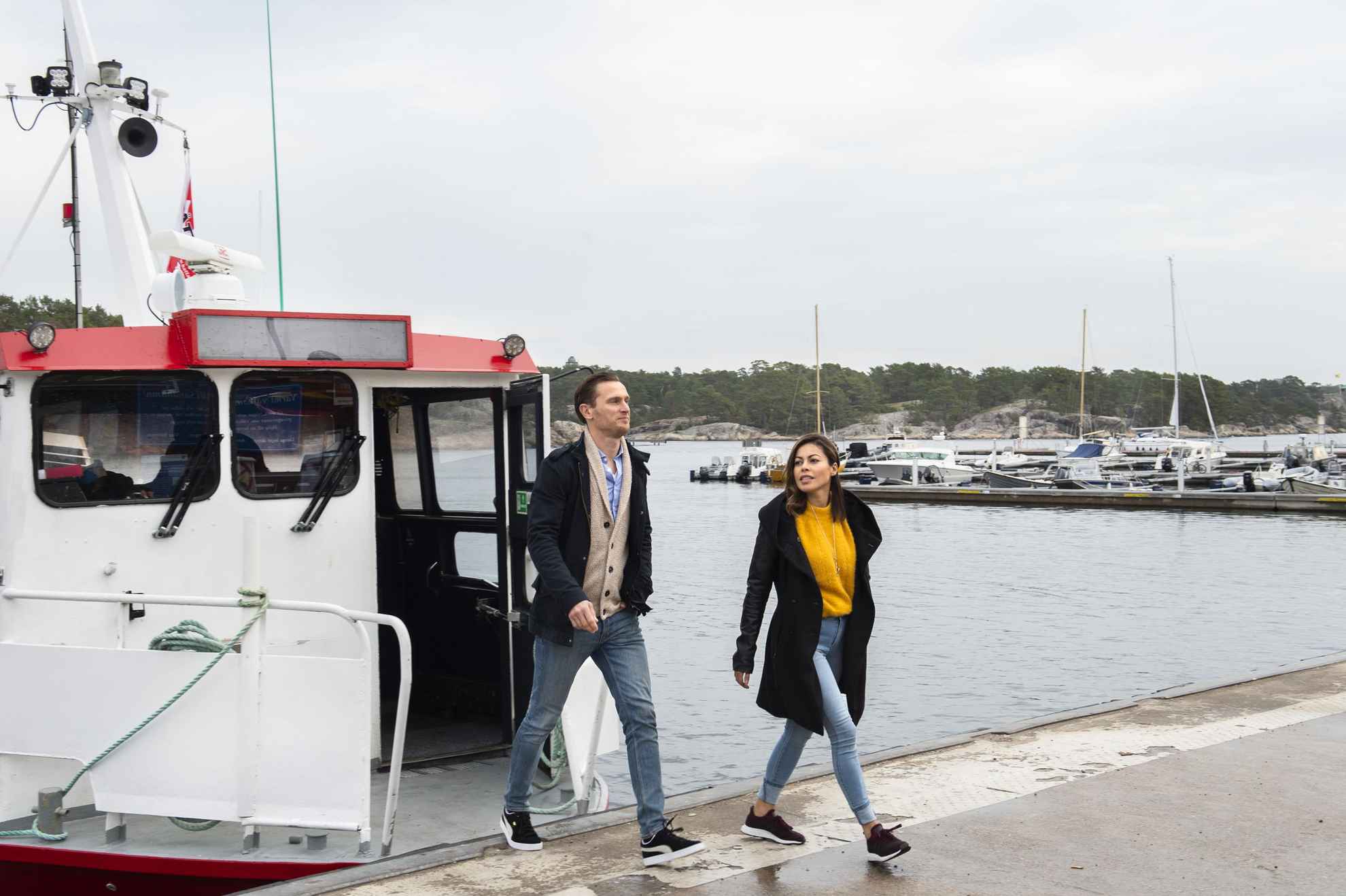 Boot zum Stockholmer Archipel