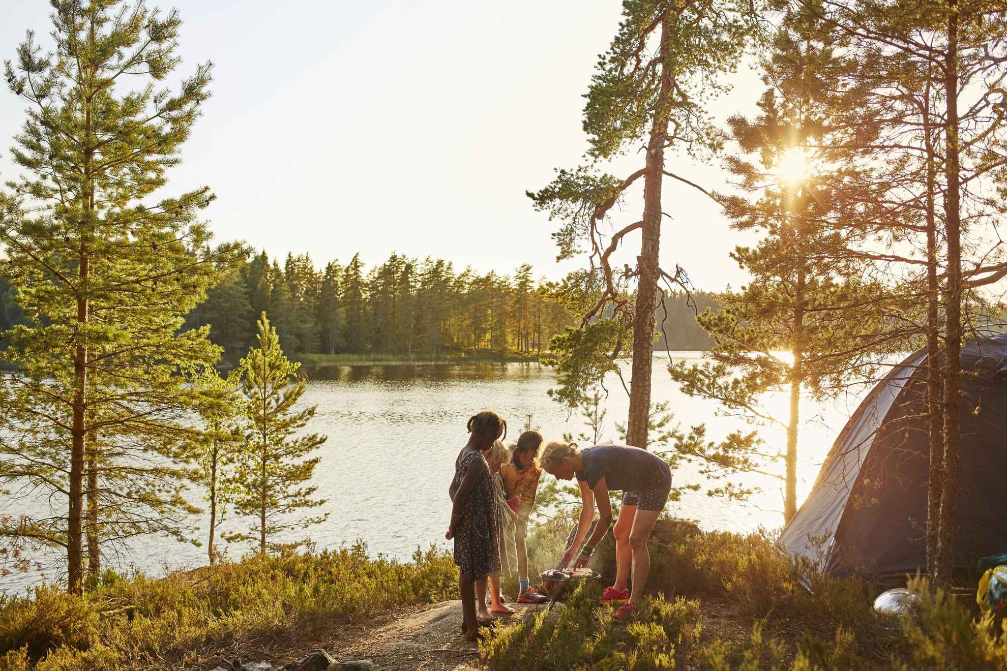 Camping in Sweden