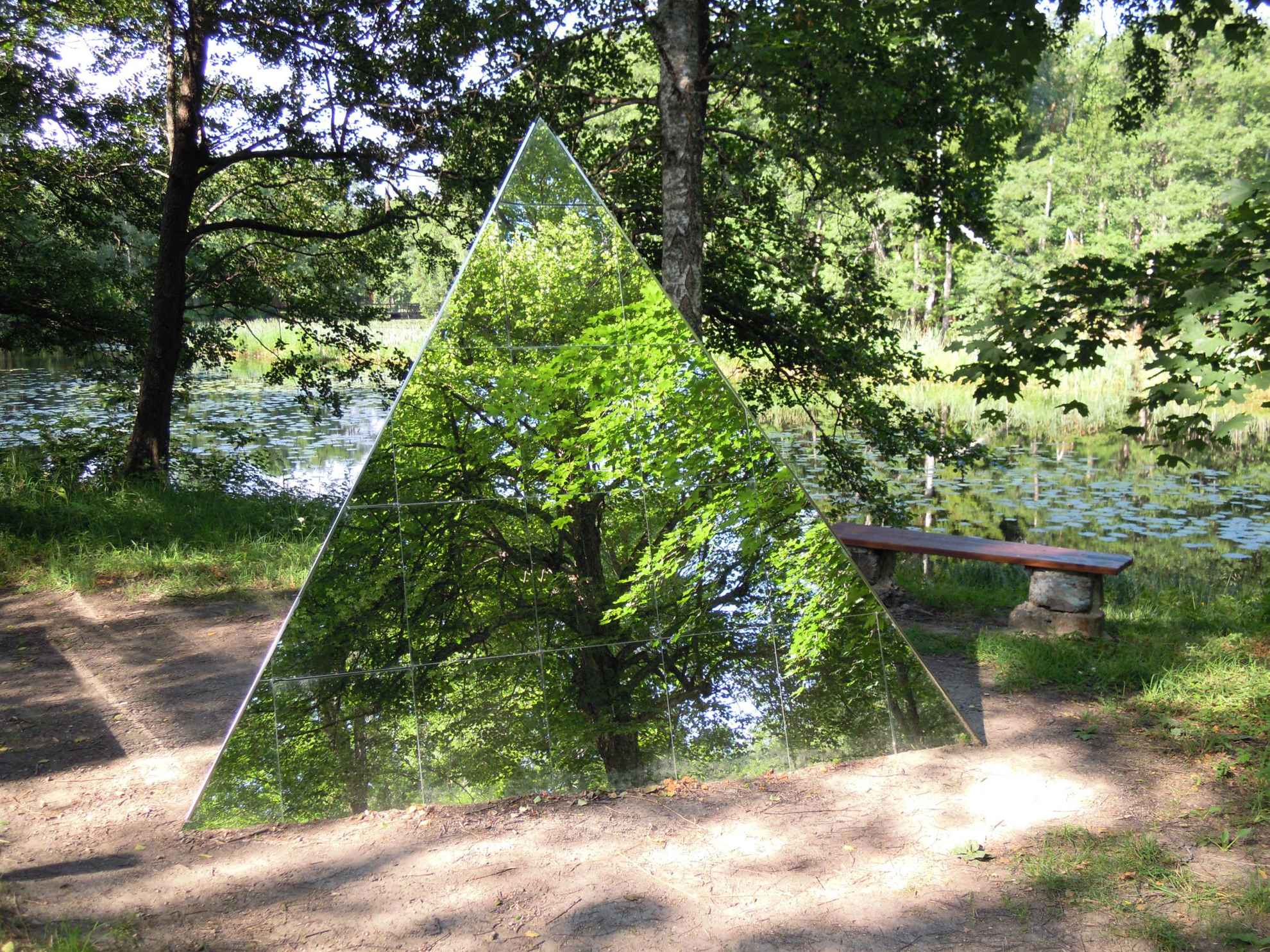 Kunstwerk im Skulpturparken Warrigelsberg