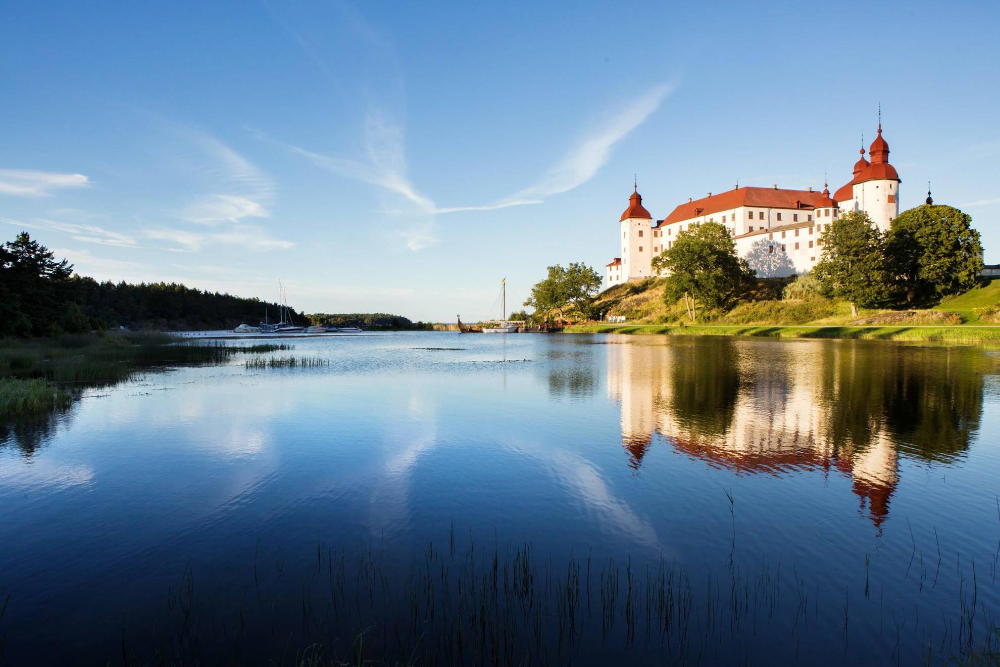 Schloss Läckö am See Vänern