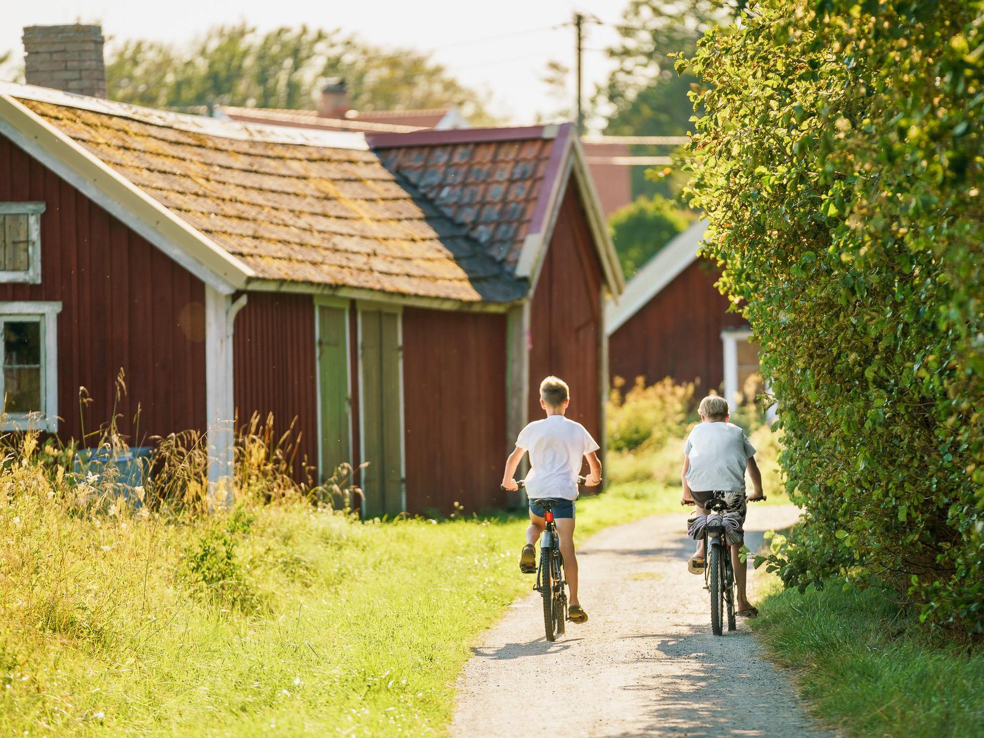 Radfahren auf der Insel Norröra