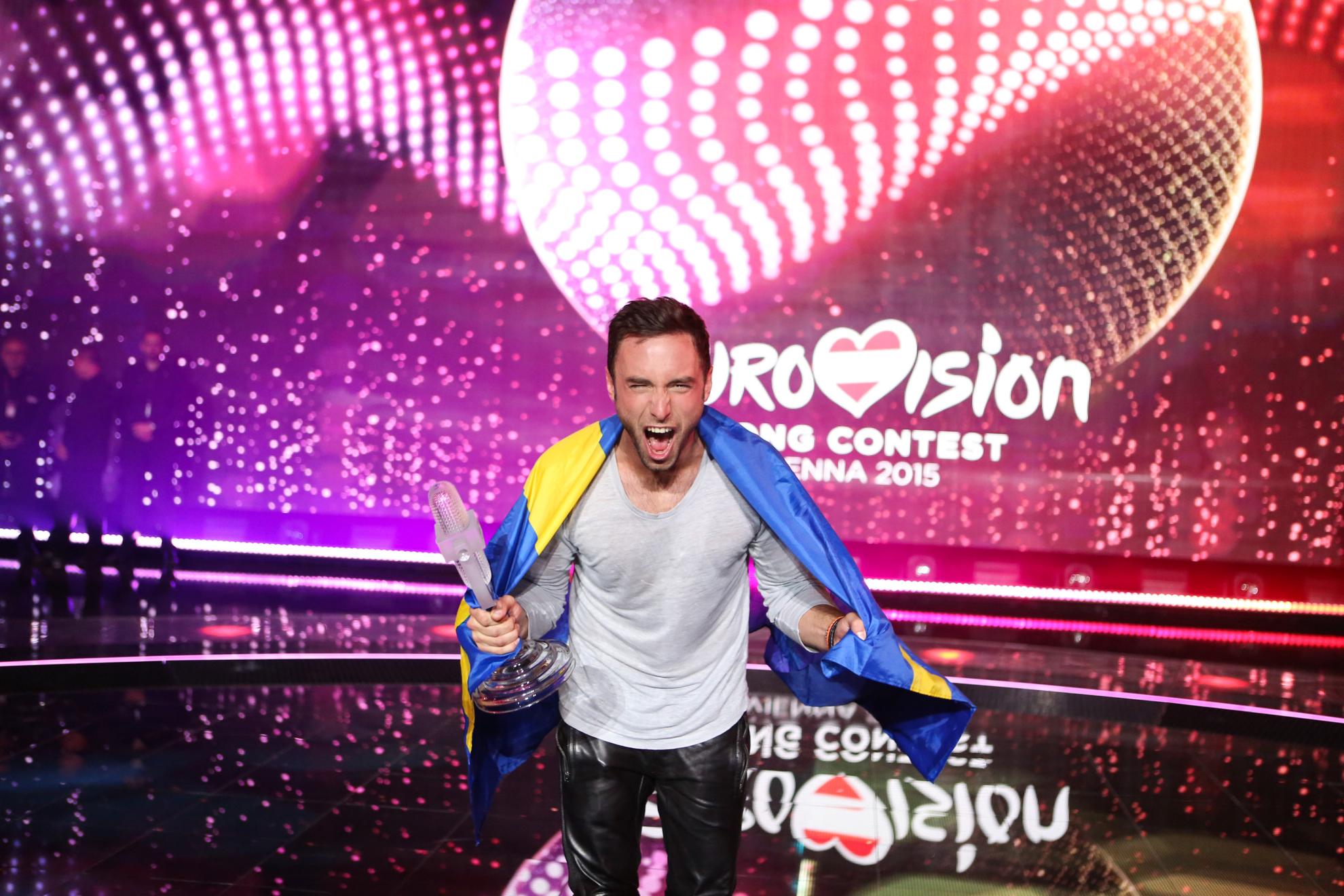 Måns Zelmerlöw Eurovision Song Contest in Wien 2015