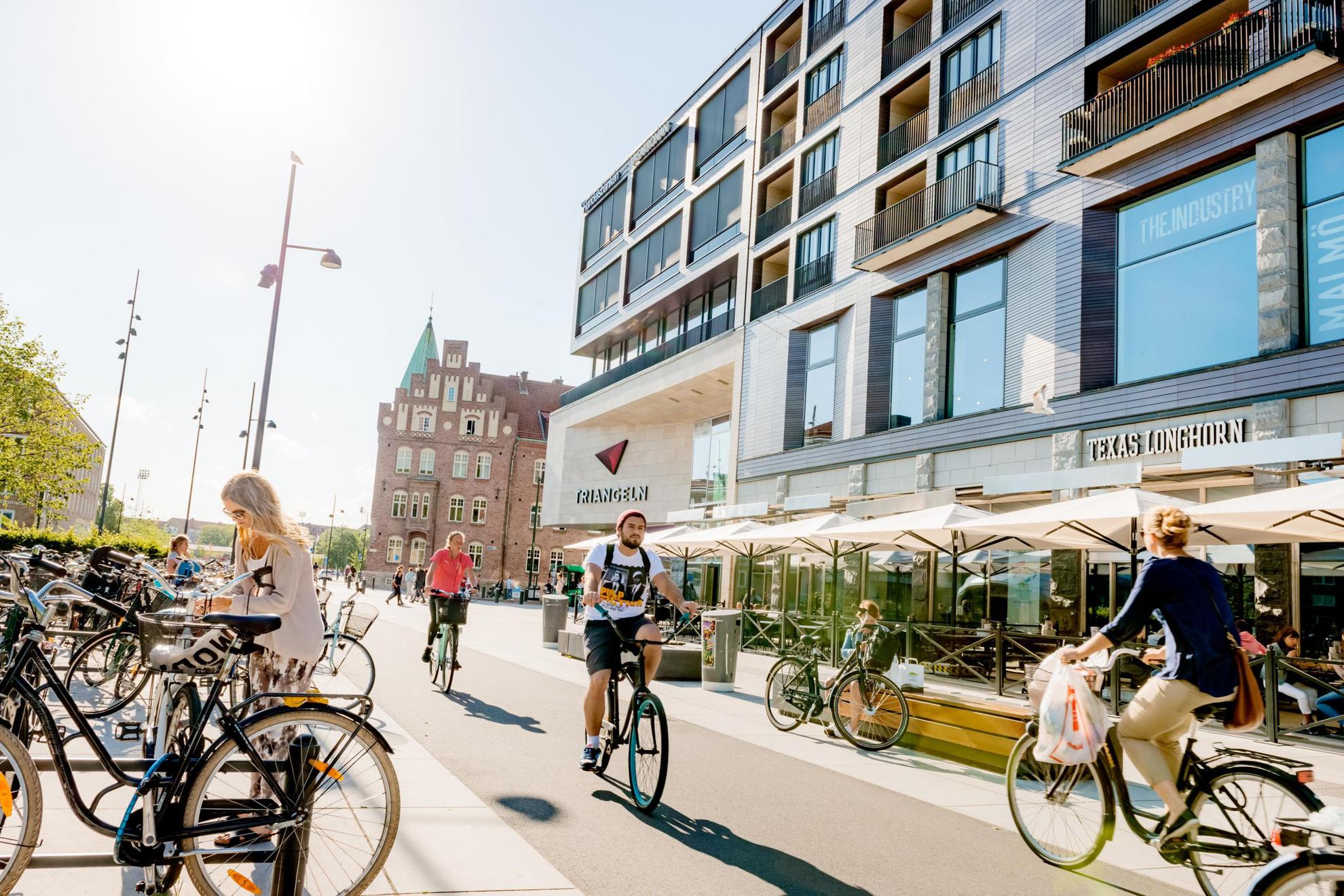 Fahrradroute vorm Triangeln,  Malmö