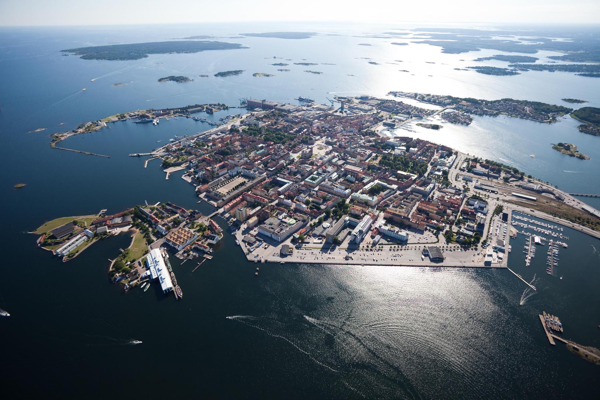 Blick auf Karlskrona, Blekinge